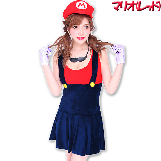 即納 マリオ ルイージ コスプレ スーパーマリオ ハロウィン ゲーム キャラクター 衣装 5点セット 仮装 ペア お揃い コスチューム Haの通販はau Pay マーケット Monamona