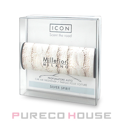 Millefiori ミッレフィオーリ カーエアフレッシュナー Icon Fabric シルバースピリットの通販はau Pay マーケット プレコハウス
