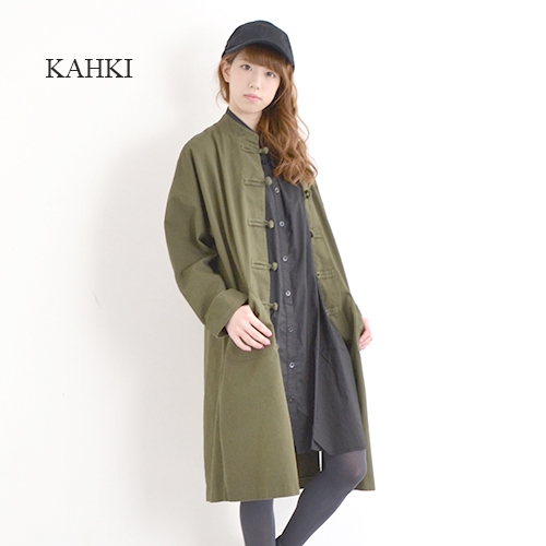 チャイナ ボタンカラー コート ブラック フリーサイズ アウター ジャケット フリーサイズ Merlot メルロー 残りわずか の通販はau Pay マーケット ココナツライト