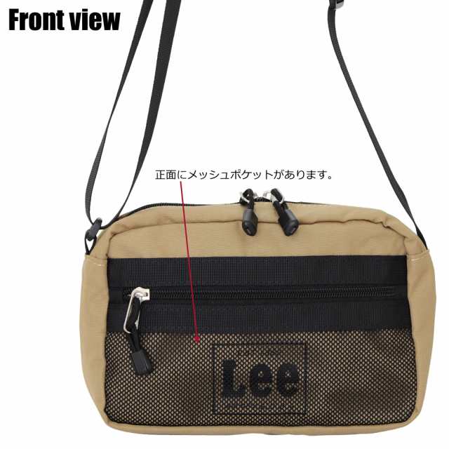 LEEメッシュポケットミニショルダー ショルダーバック レディース メンズ 斜めがけ 斜め掛け オシャレ 可愛い 使いやすい 軽量 斜め掛け