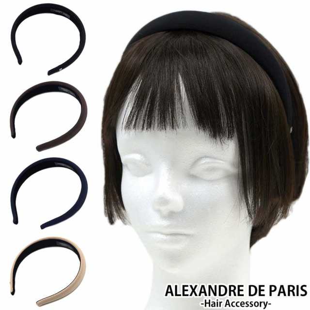 アレクサンドルドゥパリ ALEXANDRE DE PARIS カチューシャ ヘアバンド ヘアアクセサリー ヘッドバンド 髪飾り 手作り フランス製  THB-201｜au PAY マーケット