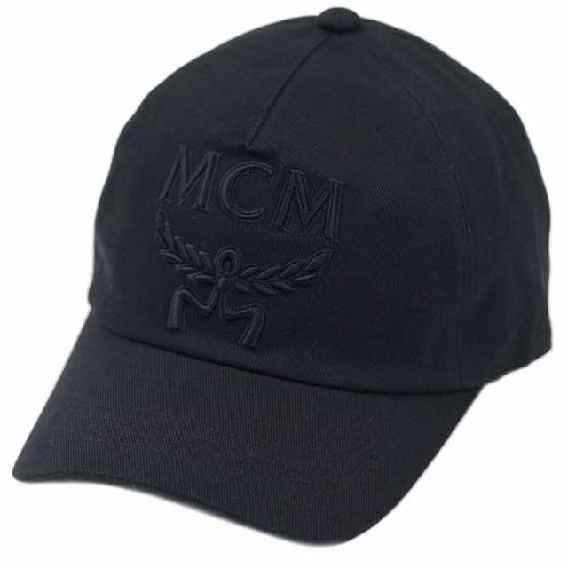 MCM エムシーエム キャップ 帽子 MECBSMM02 BLACK MCM COLLECTION CAP