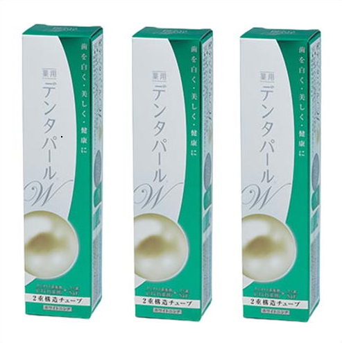 送料無料 ★［3個セット］デンターパールW 108g×3個 ・7700円以上お買上げで全国配送料無料の通販は 5,340円