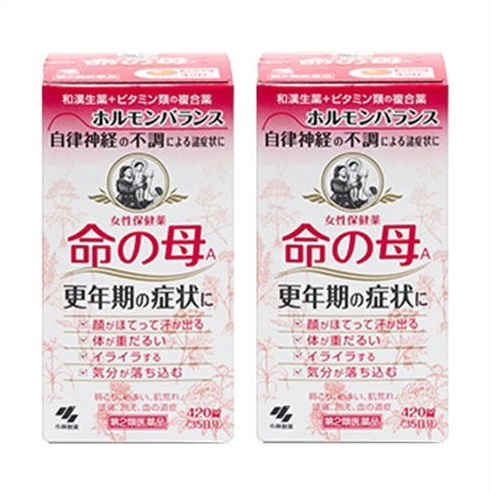 送料無料 【第2類医薬品】［2個セット］命の母A 420錠入×2個 ・7700円以上お買上げで全国配送料無料の通販は 5,022円