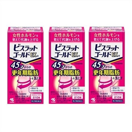 送料無料 【第2類医薬品】［3個セット］ビスラットゴールドEXα　防風通聖散錠　210錠×3個 ・7700円以上お買上げで全国配送料無料