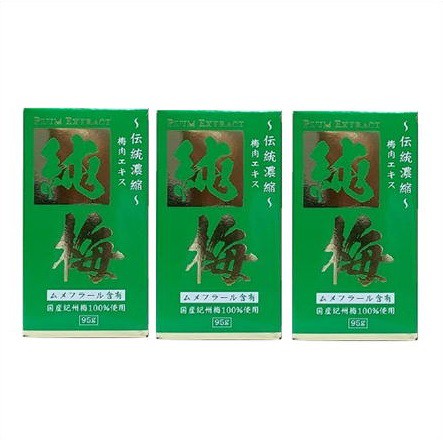 送料無料 ［3個セット］純梅エキス　95g×3個 ・7700円以上お買上げで全国配送料無料の通販は