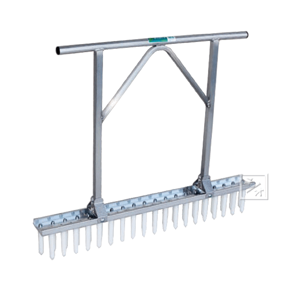 【法人配送限定】 ハラックス ネギロケット 2条植タイプ N-130K-A2 長ネギ定植用穴あけ器