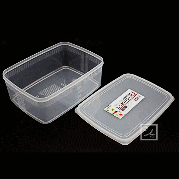 ナカヤ化学産業 K233 しっかりパックU 3L 80個セット 目盛付き 食品用シール容器 日本製_2