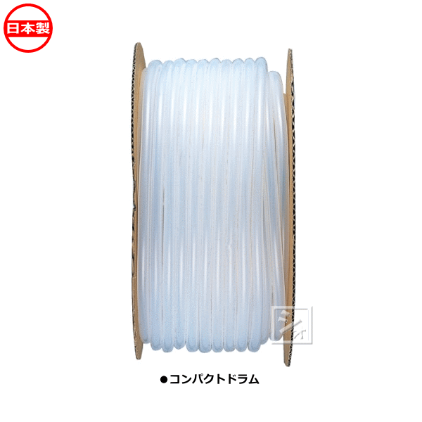 中部ビニール工業 シリコンチューブ （工業機械用ホース） 30m巻 （内径6mm×外径9mm） 日本製