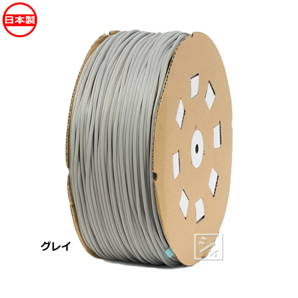 イノベックス 網押えゴム グレー 太さ3.5mm×300m 日本製