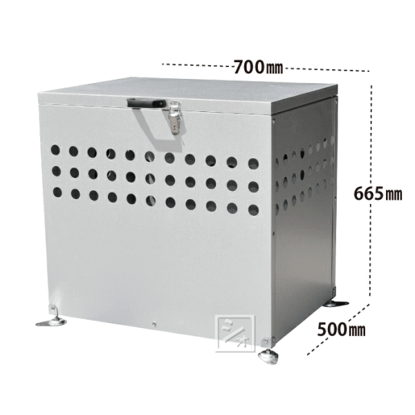 メタルテック ゴミ箱 屋外用 大容量 DST-700L ダストボックス 200L