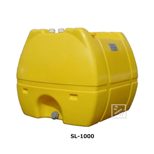 【法人配送限定】 モリマーサム樹脂工業 SL-1000 ローリータンク イエロー