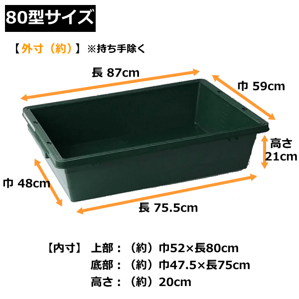 【法人配送限定】 大和技研 DGK 強靭タフブネEX 80型 （5個セット） 日本製 プロ用建材容器の通販は