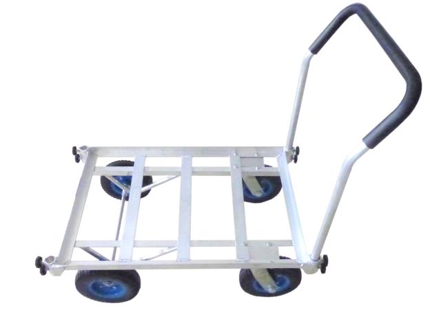 自在アルミハウスカー2個積み　TC4519AL-2　8インチノーパンクタイヤ　法人様送料無料　個人様別途送料