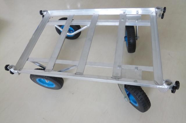 自在アルミハウスカー2個積み　TC4519AL-2　8インチノーパンクタイヤ　法人様送料無料　個人様別途送料_4