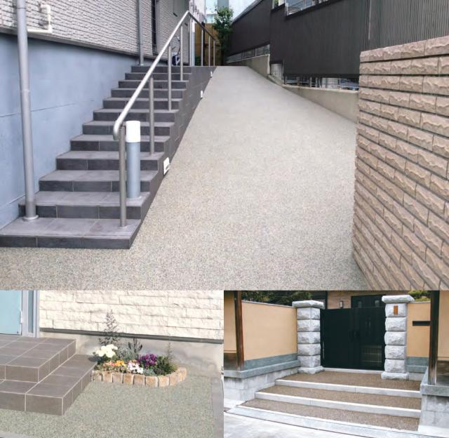 天然石透水性舗装材 ラストンII バリューカラー 土間用 20kg 畑中産業 天然石 舗装材_6