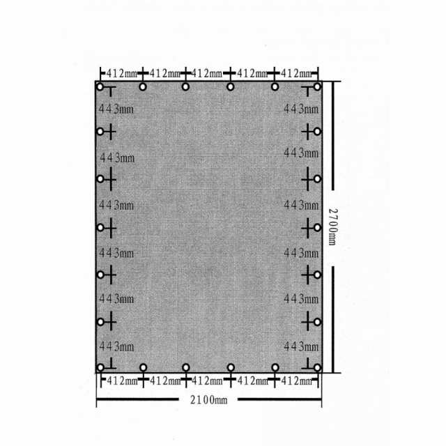 トラックシート ブラック ダブルキャブ 2.1ｍ×2.7ｍ 荷台カバー 厚手 荷台シート 【本州四国九州送料無料！】の通販はau PAY マーケット  - オオチワークス