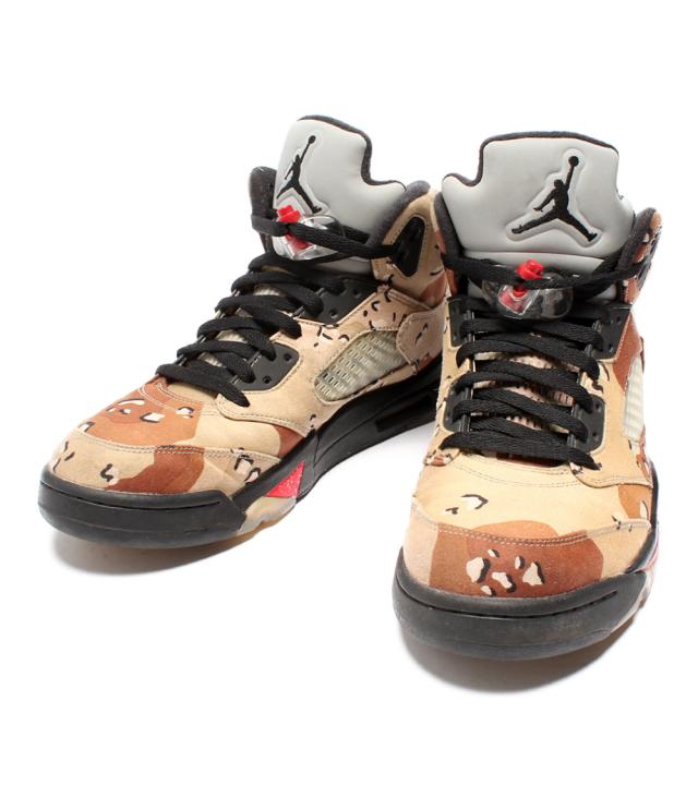 ナイキ シュプリーム エアジョーダン5 レトロ ハイカットスニーカー AIR JORDAN 5 RETRO 824371-201 メンズ SIZE 28.5cm NIKE×SUPREME |au PAY マーケット