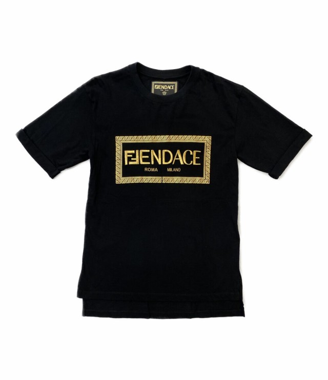 フェンディ 半袖Tシャツ FENDACE 22SS ロゴ刺繍 レディース SIZE XXS FENDI VERSACE 中古｜au PAY マーケット