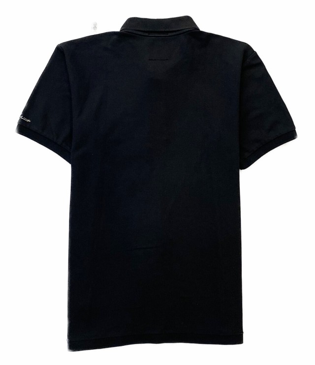 ヨウジヤマモト ポロシャツ BLACK Scandal 刺繍ポロシャツ HX-T72-993 ...