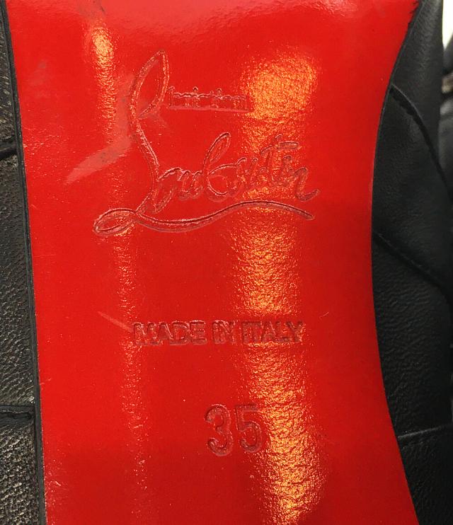 クリスチャンルブタン ショートブーツ レディース SIZE 35 Christian 