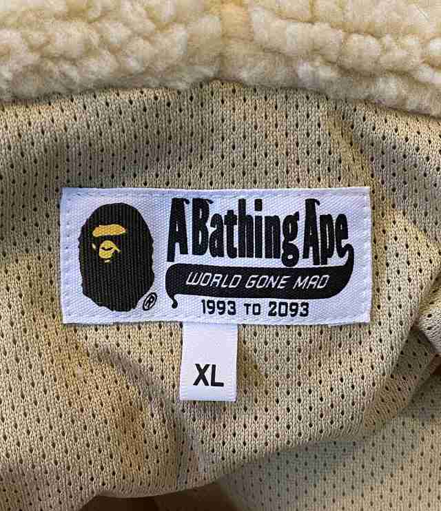 美品 アベイシングエイプ ボアジャケット BIG POCKET RELAXED FIT BOA JACKET 001LJI801004M メンズ  SIZE XL A BATHING APE 中古の通販はau PAY マーケット - rehello by BOOKOFF | au PAY  マーケット－通販サイト