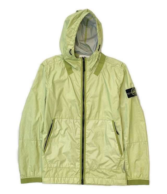 ストーンアイランド ナイロンジャケット GARMENT DYED HOODIE MEMBRANA 3L TC メンズ SIZE M STONE  ISLAND 中古｜au PAY マーケット