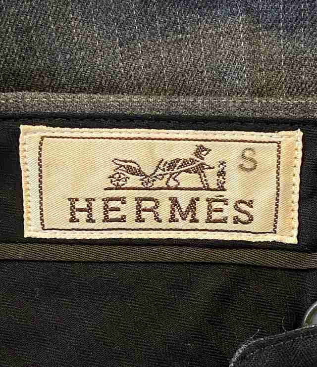 【広尾店】エルメス HERMES メンズ パンツ セリエボタン 【12440】