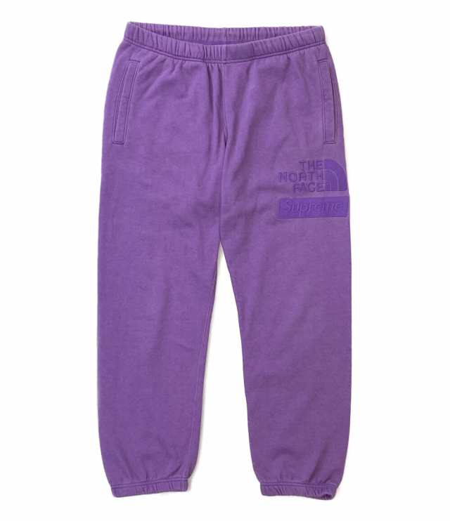 シュプリーム ザ ノース フェイス スウェットパンツ パープル Pigmenr Printed Sweatpant 22AW NB522011 メンズ  SIZE S Supreme × THE Nの通販はau PAY マーケット - rehello by BOOKOFF | au PAY  マーケット－通販サイト