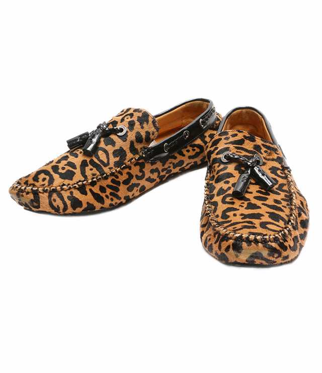 ジミーチュウ ハラコドライビングシューズ メンズ SIZE 43 JIMMY CHOO