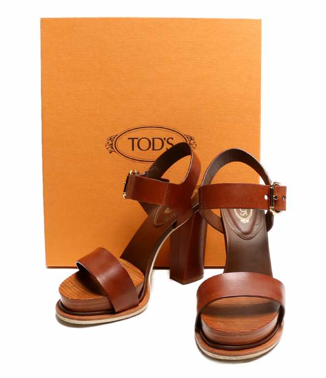 TOD‘S ブラウン色サンダル