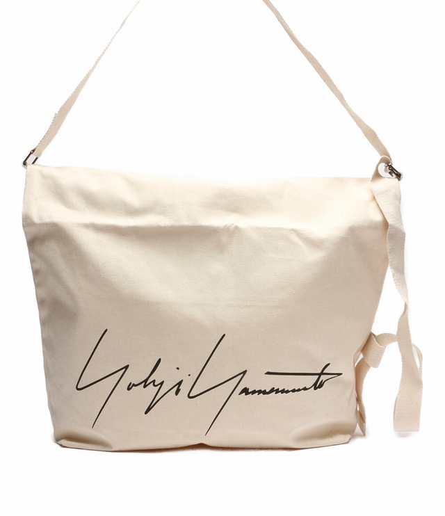 美品 ヨウジヤマモト ビッグシグネチャーキャンバスショルダーバッグ メンズ SIZE - Yohji Yamamoto 中古｜au PAY マーケット