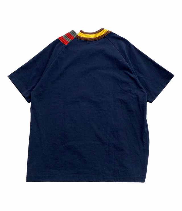 カラー 半袖Ｔシャツ ニットドッキングTシャツ 21aw 21WBM-T12237S 