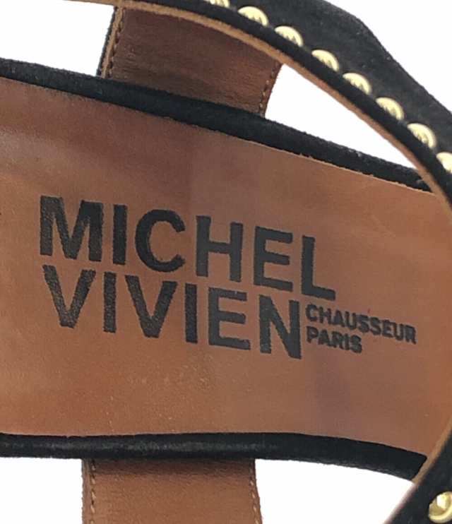 ミッシェルビビアン アンクルストラップサンダル スタッズ レディース SIZE 37 (M) MICHEL VIVIEN 中古