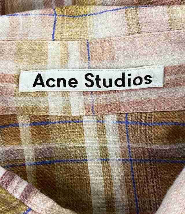 アクネストゥディオズ 長袖シャツ チェック メンズ SIZE 34 ACNE