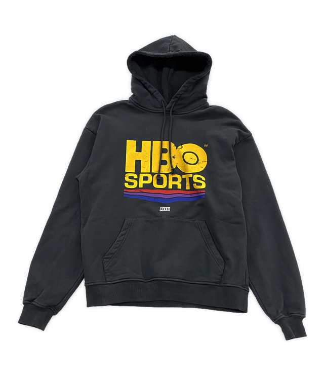 キス パーカー HBO SPORTS VINTAGE HOODIE BLACK メンズ SIZE S KITH 中古｜au PAY マーケット