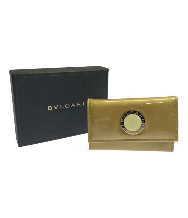 美品 ブルガリ Bvlgari 6連キーケース エナメル レディース