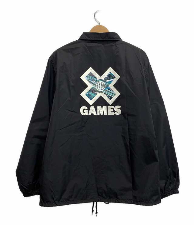 ハフ ロゴコーチジャケット X GAMES CHIBA 2023 メンズ SIZE L HUF × X