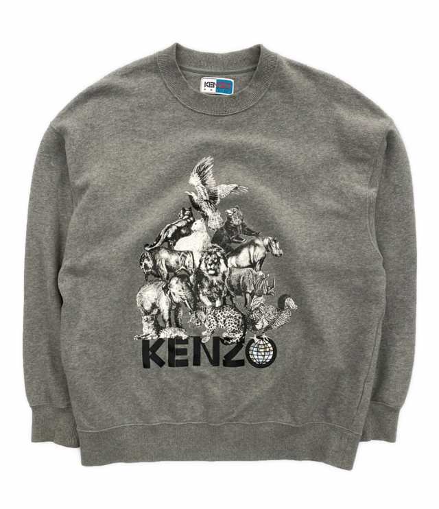 ケンゾー アニマルプリントスウェット メンズ SIZE M KENZO 中古の通販