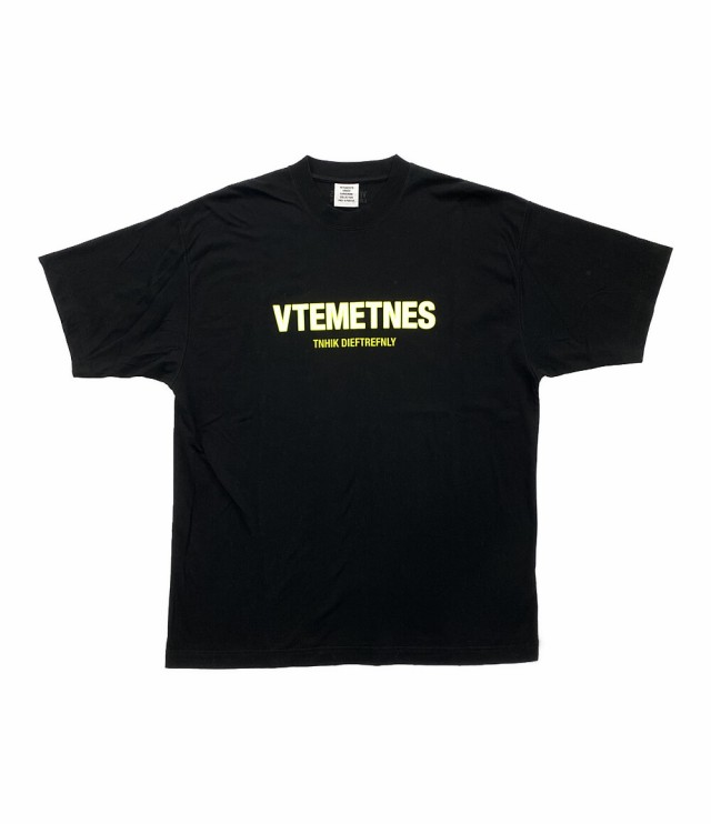 美品 ヴェトモン 半袖Ｔシャツ フロントVETEMENTSロゴ UE52TR170B