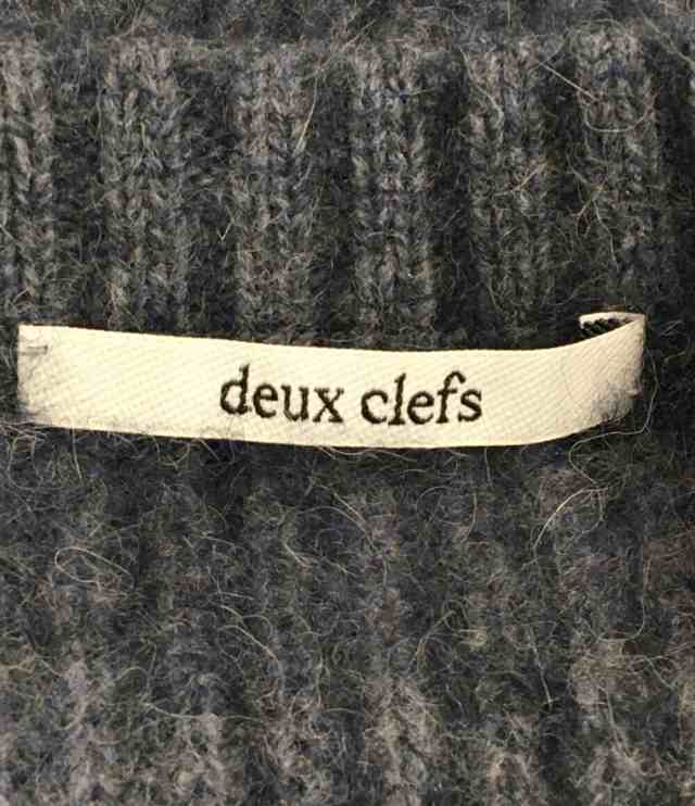 美品 サイド結びニットベスト レディース SIZE F (M) deux clefs 中古