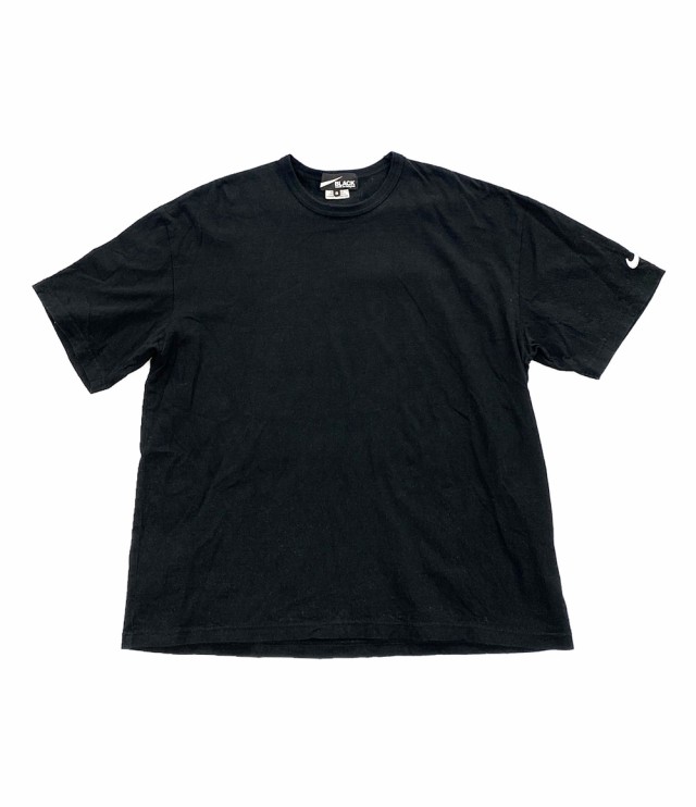 ブラックコムデギャルソン 半袖Ｔシャツ 袖スウォッシュロゴ刺繍 23ss 1K-T106 メンズ SIZE S BLACK COMME des GARCONS 中古の通販は