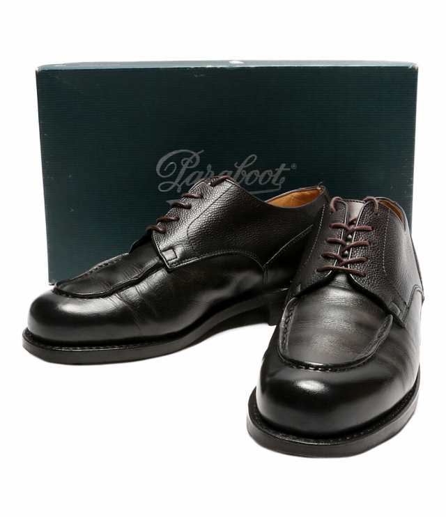 パラブーツ ドレスシューズ CHAMBORD コンビ 異素材 710710 メンズ SIZE 8 PARABOOT 中古の通販は