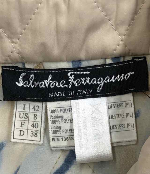 サルバトーレフェラガモ キルティングコート ガンチーニ レディース SIZE 42 (M) Salvatore Ferragamo 中古