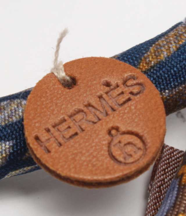 エルメス ブレスレット ブリッド･ドゥ･ソワ ダブル プティアッシュ シルク レディース HERMES 中古