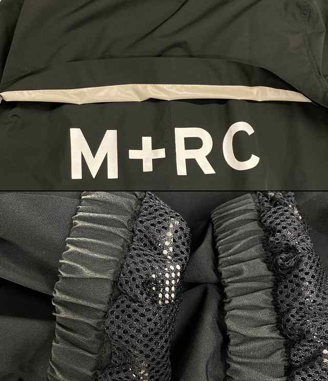 M+RCNOIR OVERCOAT SS JACKET BLACK マルシェノアナイロンジャケット ...