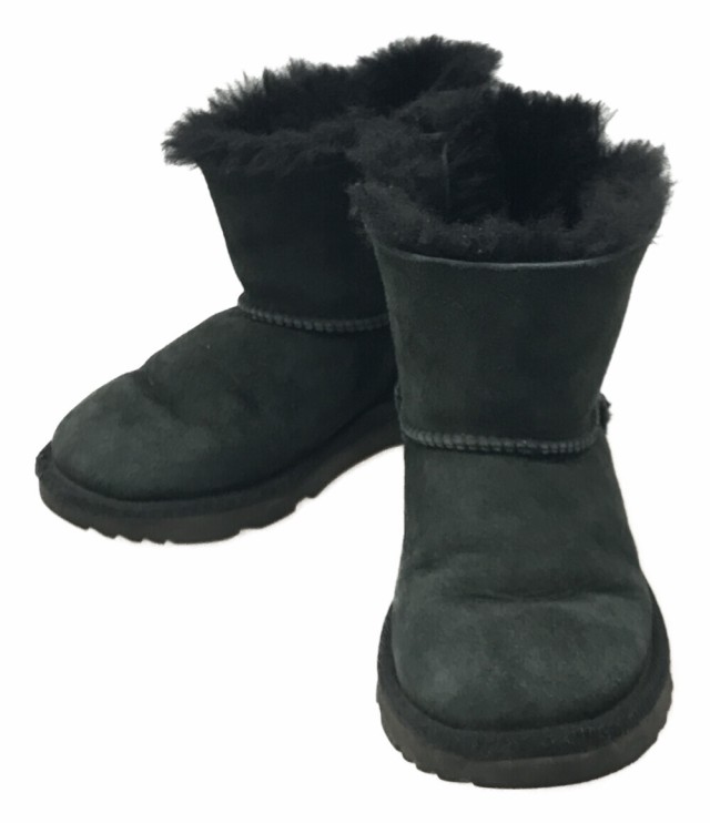 アグ ショートブーツ ボア リボン キッズ SIZE 18.5 (M) UGG 中古 - 靴