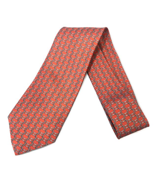 エルメス ネクタイ シルク100% メンズ HERMES 中古 エルメス ネクタイ