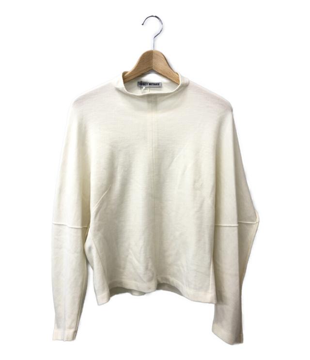 イッセイミヤケ 長袖ニット TUCKED WOOL JERSEY レディース SIZE 2 (M 