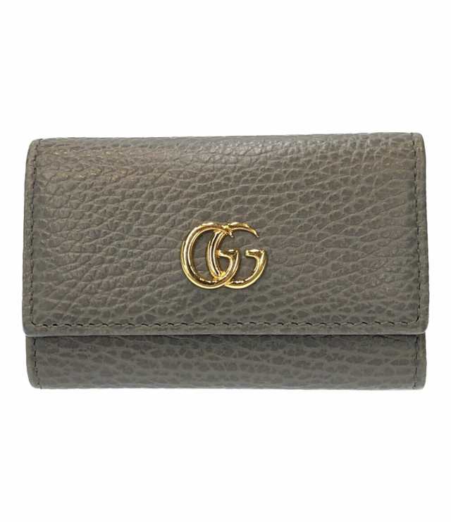 グッチ 6連キーケース GGマーモント 456118・2149 レディース  GUCCI 中古の通販は